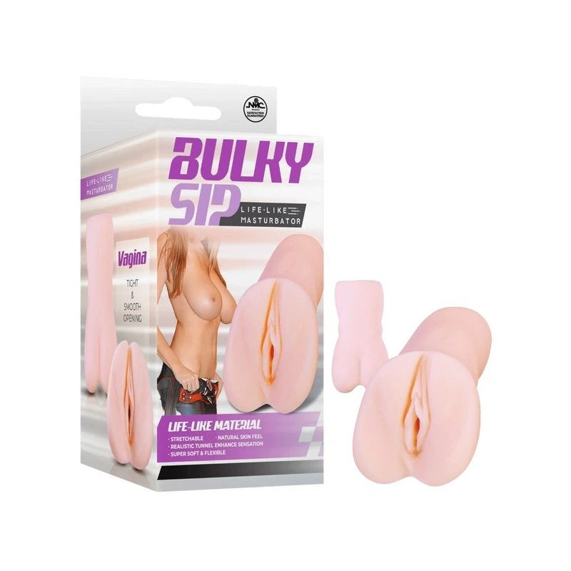 Bulky Sip Super Soft and Flexible Life Like Vagina Masturbator Flesh Masturbators and Strokers
