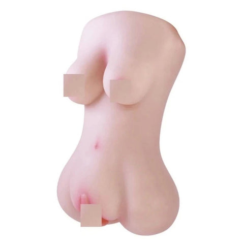 Gripping & Thrusting Life Like Silicone Torso Mens Masturbator Flesh - Realistic Butts And Vaginas