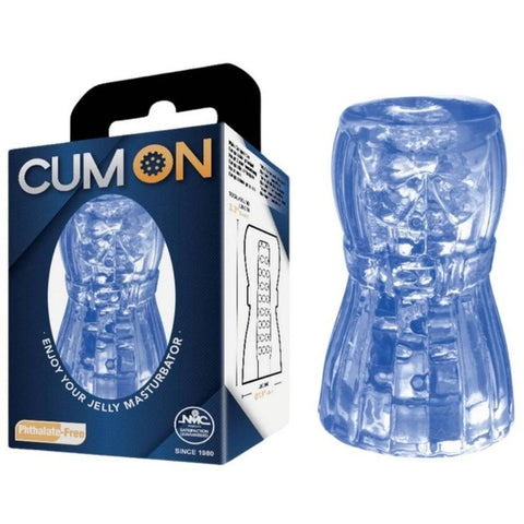 Cum On 3.3 Inches Pocket Jelly Male Masturbator - Masturbators and Strokers