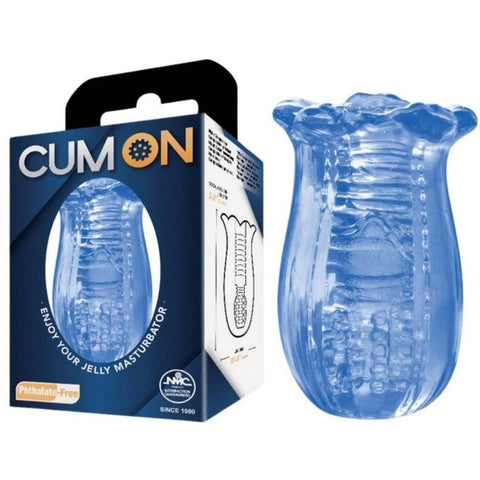 Cum On 3.2 Inches Pocket Jelly Mens Masturbator - Masturbators and Strokers
