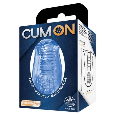 Cum On 3.2 Inches Pocket Jelly Mens Masturbator - Masturbators and Strokers