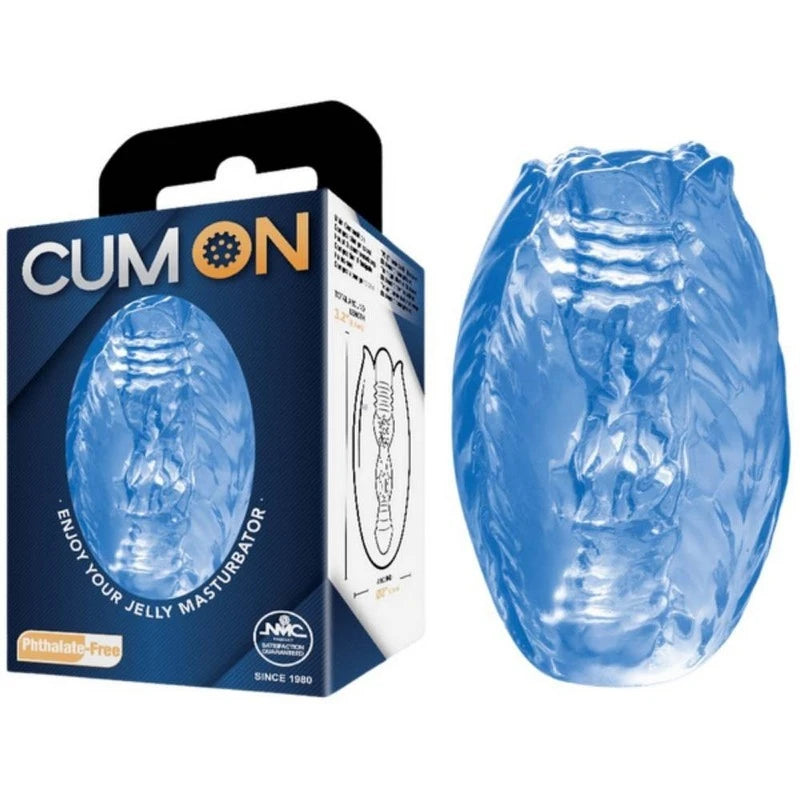 Cum On 3.2 Inches Pocket Jelly Realistic Male Masturbator Masturbators and Strokers