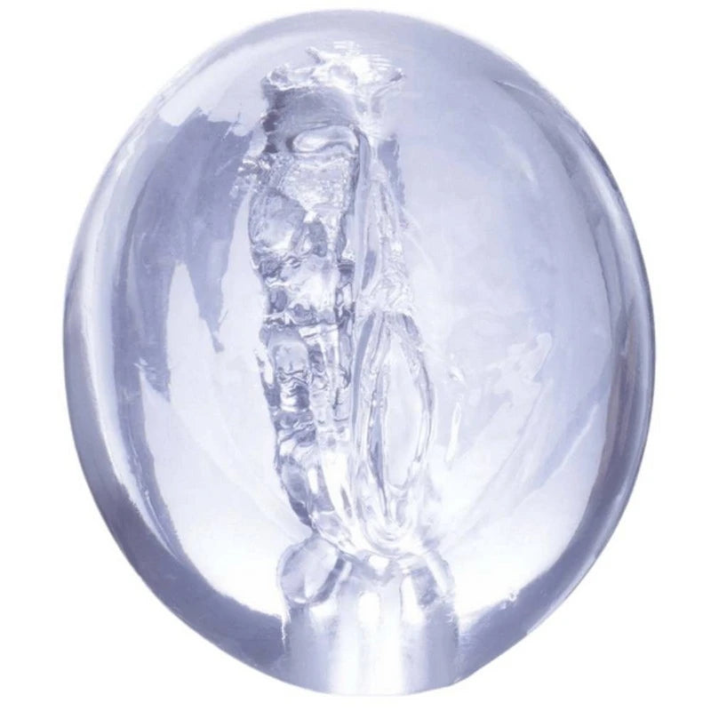 Cum On Stretchable Pocket Jelly Male Masturbator 3.5 Inches Masturbators and Strokers