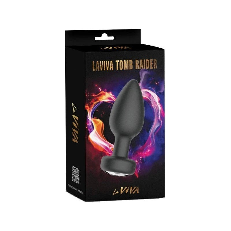 La Viva Tomb Raider App Control Butt Plug Black Butt Plugs