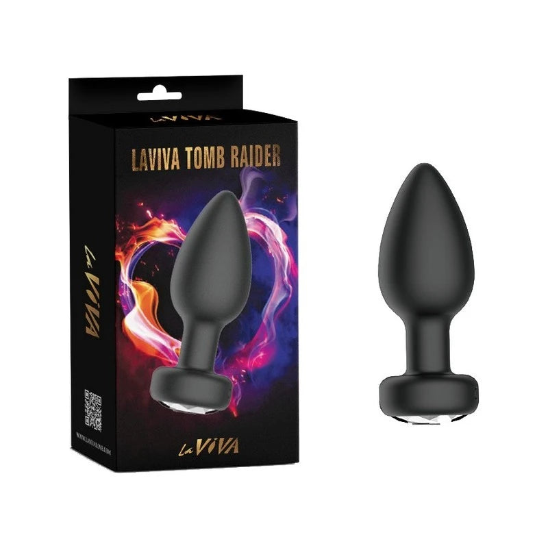 La Viva Tomb Raider App Control Butt Plug Black Butt Plugs