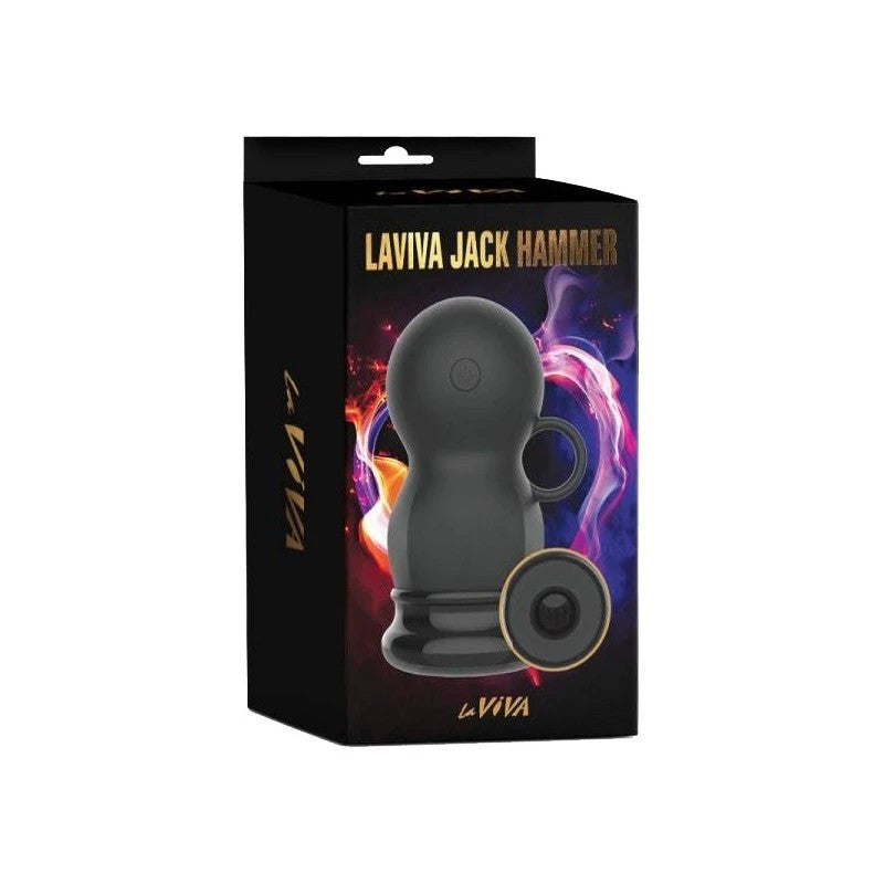 La Viva Jack Hammer Multi Function Male Masturbator Black Masturbators and Strokers