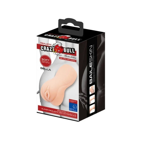 Crazy Bull Bella Realistic Vagina Male Masturbator Flesh - Masturbators and Strokers