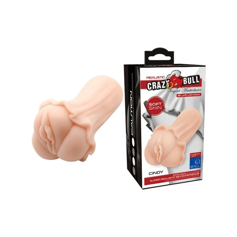 Crazy Bull Cindy Realistic Vagina Mens Stroker Flesh Masturbators and Strokers