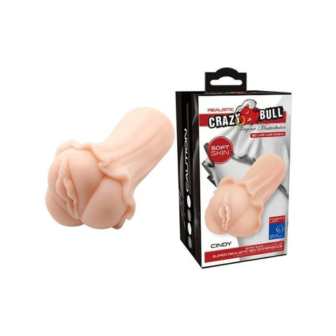 Crazy Bull Cindy Realistic Vagina Mens Stroker Flesh - Masturbators and Strokers