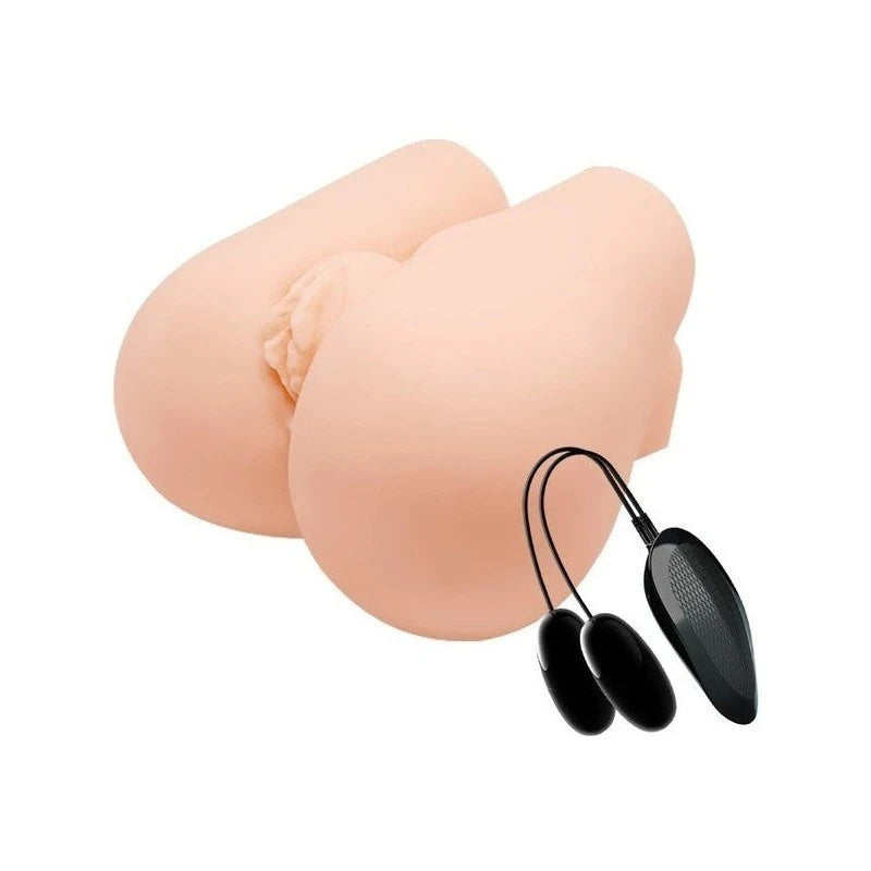 Crazy Bull Missionary Vagina & Anal Hand Held Masturbator Flesh Realistic Butts And Vaginas