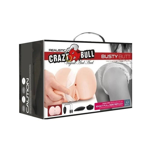 Crazy Bull Realistic Busty Butt Vagina & Anal Stimulator - Realistic Butts And Vaginas