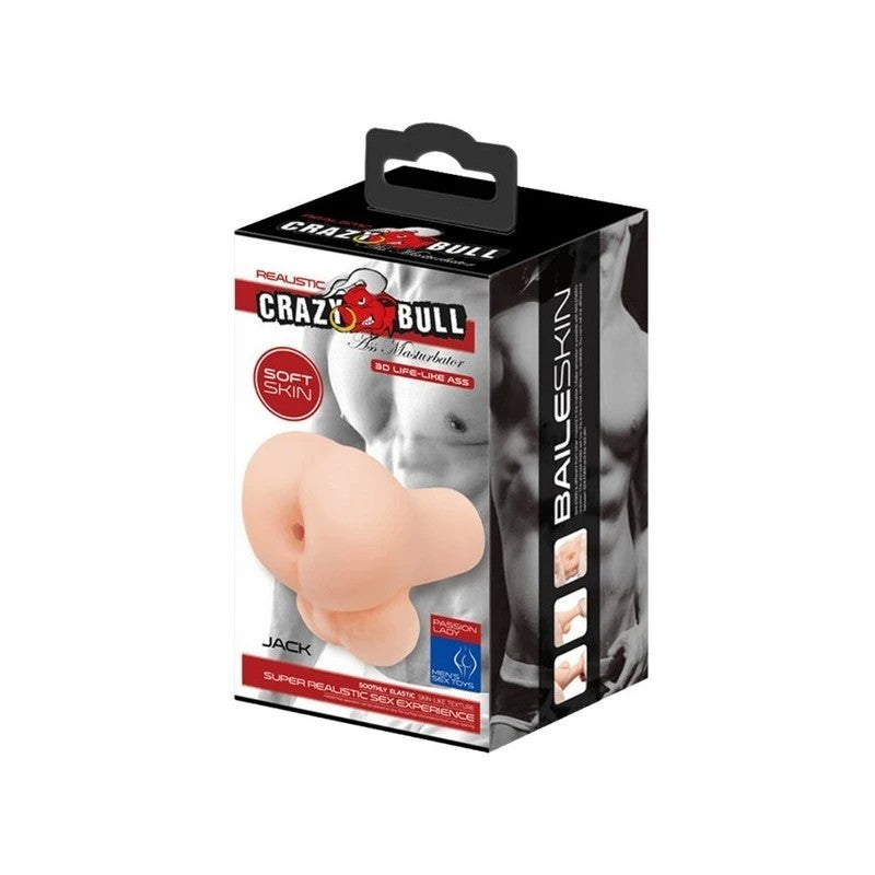 Crazy Bull Jack Realistic Ass Male Masturbator Flesh Realistic Butts And Vaginas