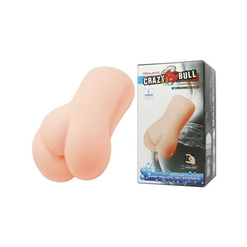 Crazy Bull Water Activated 3D Life Like Ass Male Masturbator Flesh Realistic Butts And Vaginas