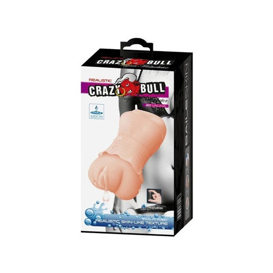 Crazy Bull Water Activated 3D Vagina Realistic Palm Size Masturbator Flesh - Realistic Butts And Vaginas