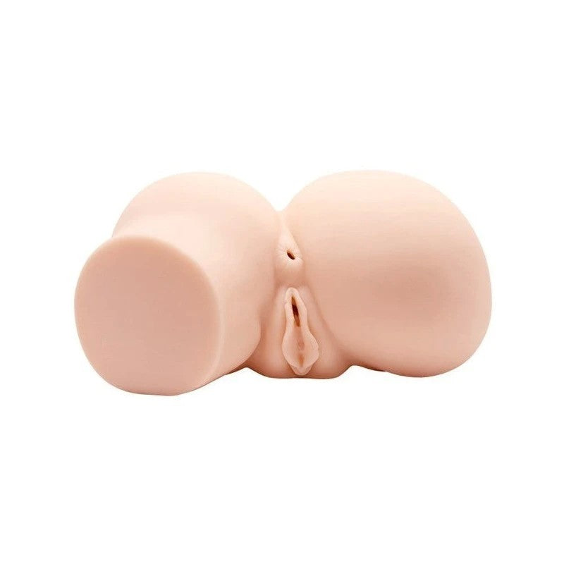 Crazy Bull Double Pleasure Realistic Vagina & Anal Stimulator Flesh Realistic Butts And Vaginas