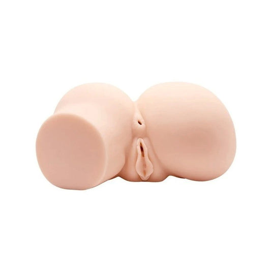 Crazy Bull Double Pleasure Realistic Vagina & Anal Stimulator Flesh - Realistic Butts And Vaginas