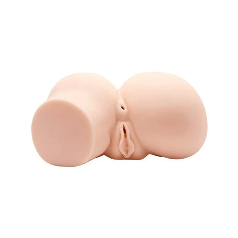 Crazy Bull Double Pleasure Realistic Vagina & Anal Stimulator Flesh - Realistic Butts And Vaginas