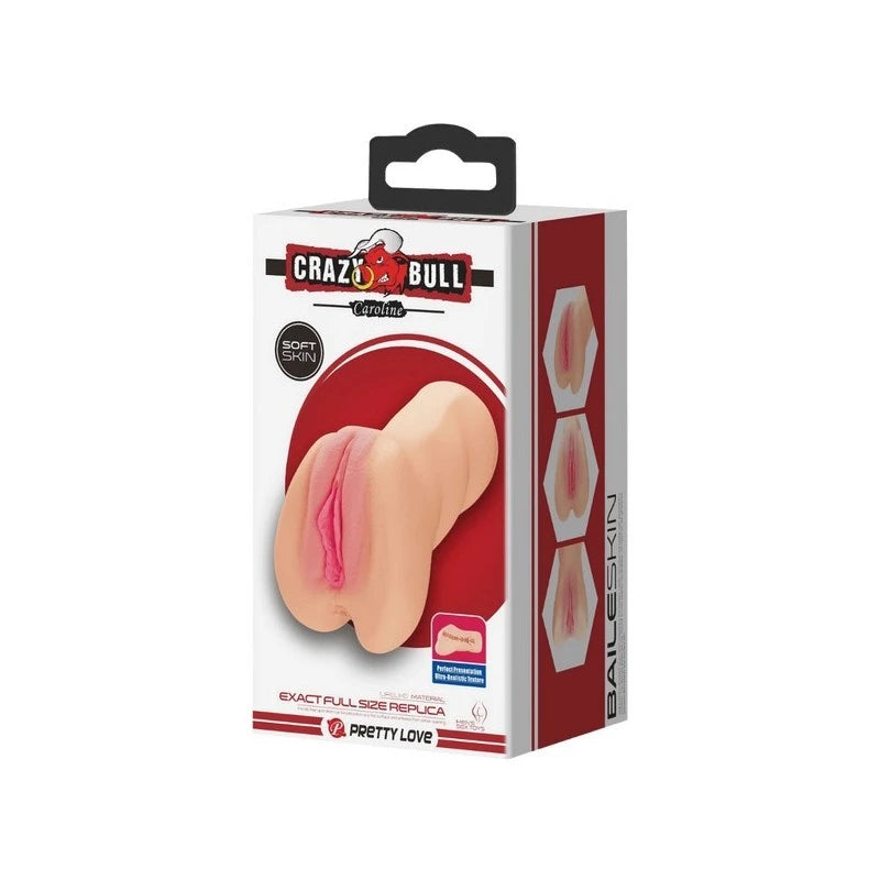 Crazy Bull Caroline Realistic Pussy Mens Stroker Flesh Realistic Butts And Vaginas