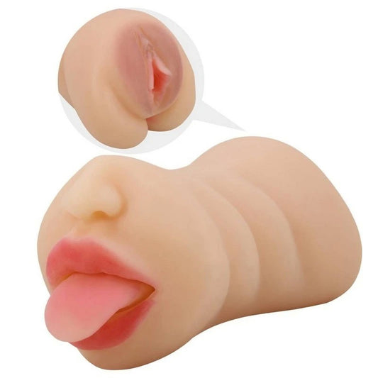 Crazy Bull Sarah Premium Dual Channel Male Masturbator - Realistic Butts And Vaginas