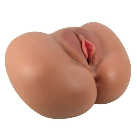 Crazy Bull Luna Vibrating Realistic Vagina and Anus Masturbator - Realistic Butts And Vaginas