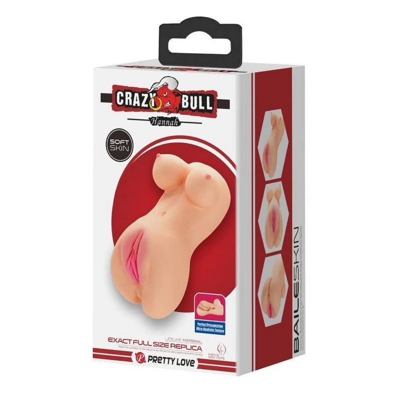Crazy Bull Hannah Realistic Looking Male Stroker Realistic Butts And Vaginas