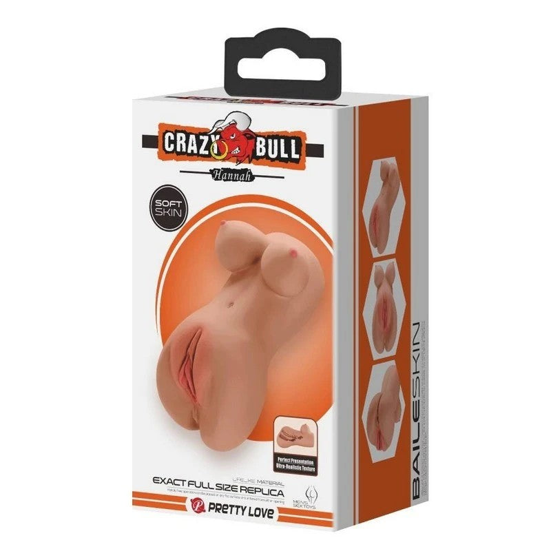 Crazy Bull Hannah Realistic Looking Male Stroker Realistic Butts And Vaginas