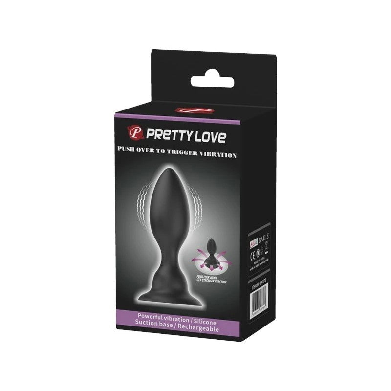 Pretty Love Push Over To Trigger Vibrating Anal Plug Butt Plugs