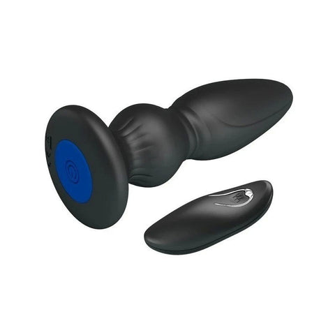 Mr Play Powerful Vibrating Prostate Anal Plug Black - Prostate Toys