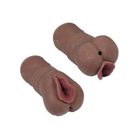 CyberSkin CyberStroker Pussy & Ass Male Masturbation Sleeve Flesh - Masturbators and Strokers