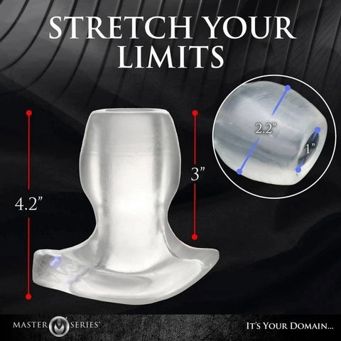 Master Series Light Tunnel Light Up Anal Dilator Butt Plug - Butt Plugs