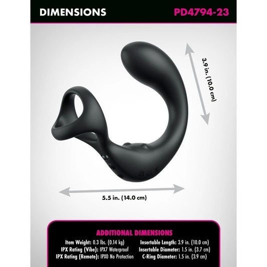 Anal Fantasy Elite Ass Gasm Taint Alizer Prostate Massager - Prostate Toys