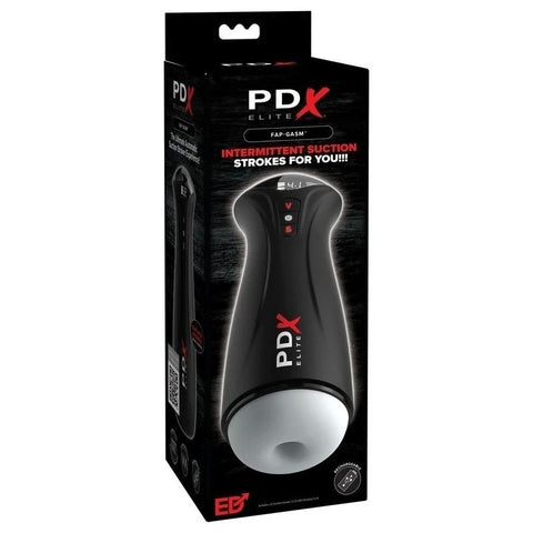 PDX Brands PDX Elite Fap Gasm Male Masturbator Frosted - Masturbators and Strokers