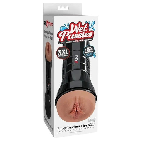 PDX Extreme Wet Pussies Super Luscious Lips XXL Masturbator - Masturbators and Strokers