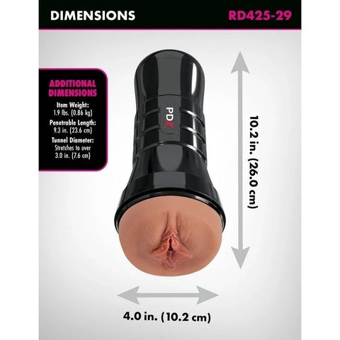 PDX Extreme Wet Pussies Super Juicy Snatch XXL Mens Stroker - Masturbators and Strokers