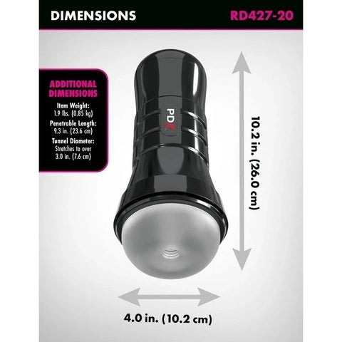 PDX Extreme Wet Super Slide & Glide XXL Mens Stroker - Masturbators and Strokers