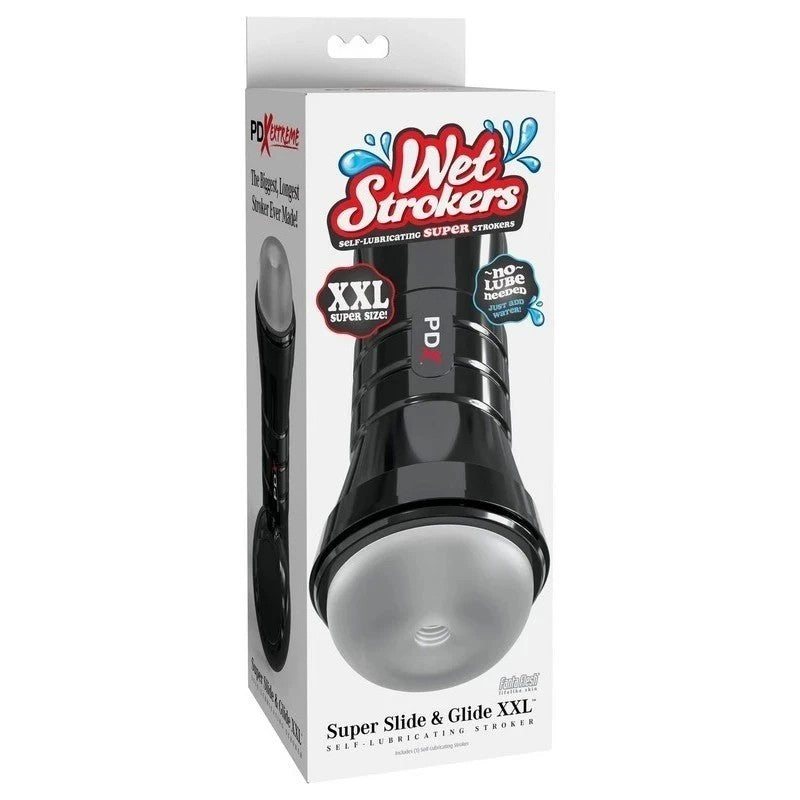 PDX Extreme Wet Super Slide & Glide XXL Mens Stroker Masturbators and Strokers
