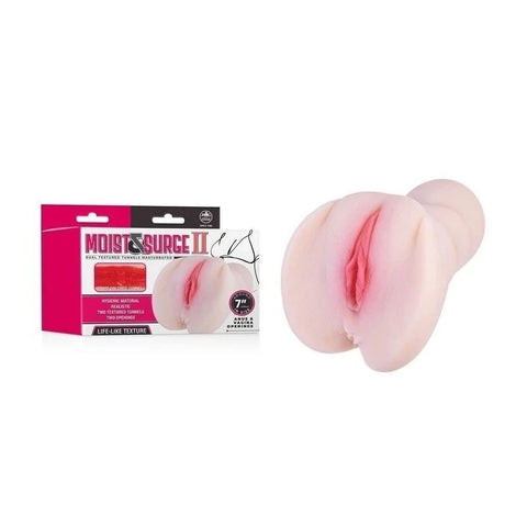 Excellent Power Moist and Surge II Realistic Texture Dual Layer Vagina Stroker Flesh - Realistic Butts And Vaginas