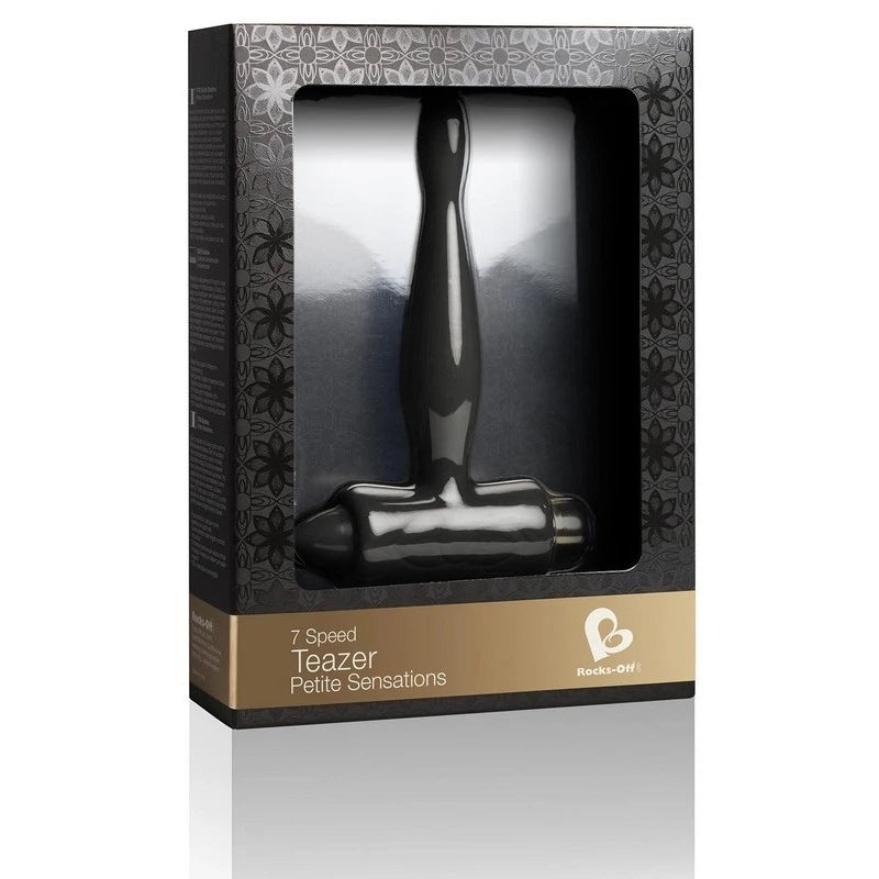 Rocks Off Petite Sensations Teazer Anal Vibrator Black Butt Plugs