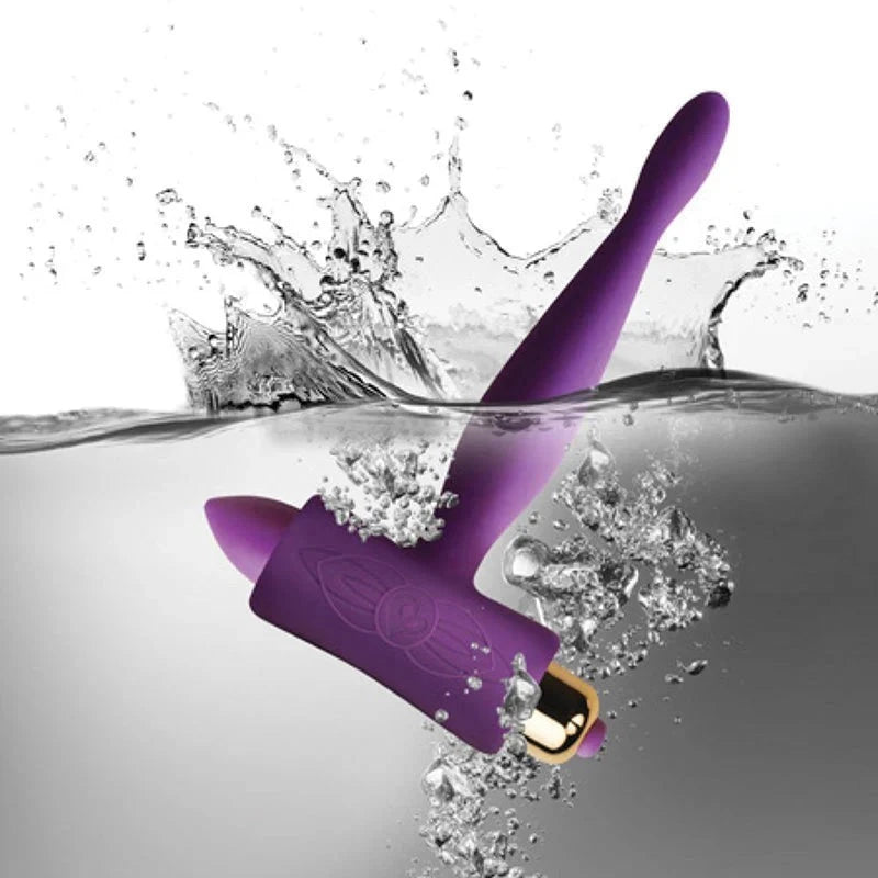 Rocks Off Petite Sensations Teazer Vibrating Butt Plug Purple Butt Plugs