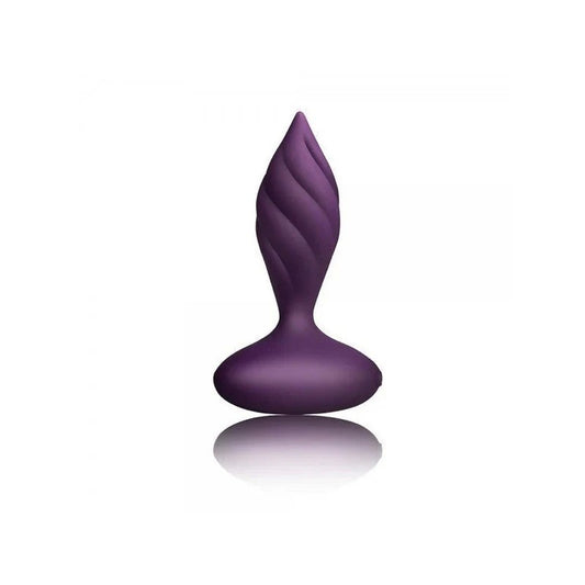 Rocks Off Petite Sensations Desire Remote Control Butt Plug Purple - Butt Plugs