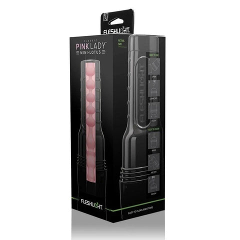 Fleshlight Pink Lady Mini Lotus Realistic Male Masturbator - Fleshlight Male Masturbators
