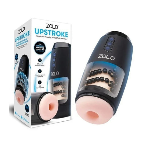 Zolo Upstroke USB Rechargeable Auto Thrusting Mens Masturbator Flesh - Masturbators and Strokers