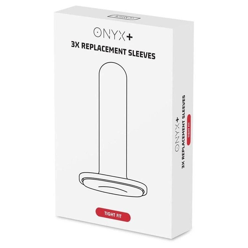 Kiiroo Onyx+ 3 Pack Tight Fit Replacement Sleeve Masturbators and Strokers