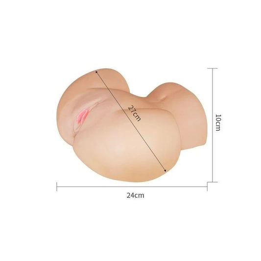 Lovetoy Feel Me Bare Perfect Pussy & Ass Masturbator Flesh - Masturbators and Strokers