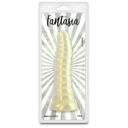 NS Novelties Fantasia Nymph Anal Dildo Amber - Anal Dildos