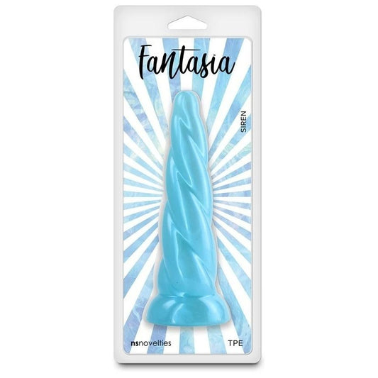NS Novelties Fantasia Siren Flexible Anal Dildo Turquoise Anal Dildos