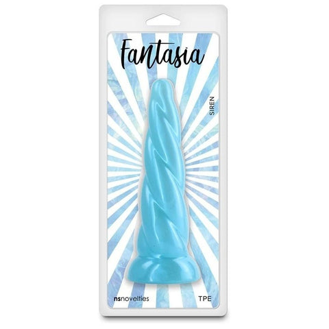 NS Novelties Fantasia Siren Flexible Anal Dildo Turquoise - Anal Dildos