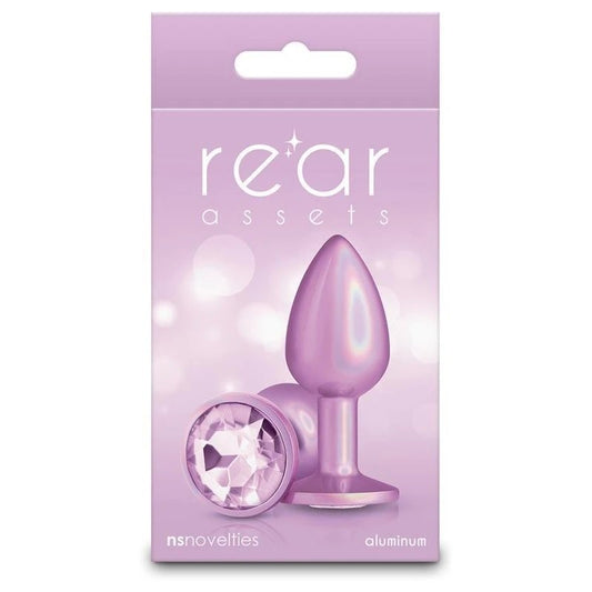 NS Novelties Rear Assets Iridescent Pink Butt Plug - Butt Plugs