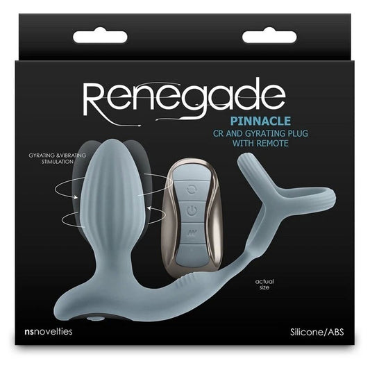 Renegade Pinnacle Vibrating Prostate Massager Gray Prostate Sex Toys