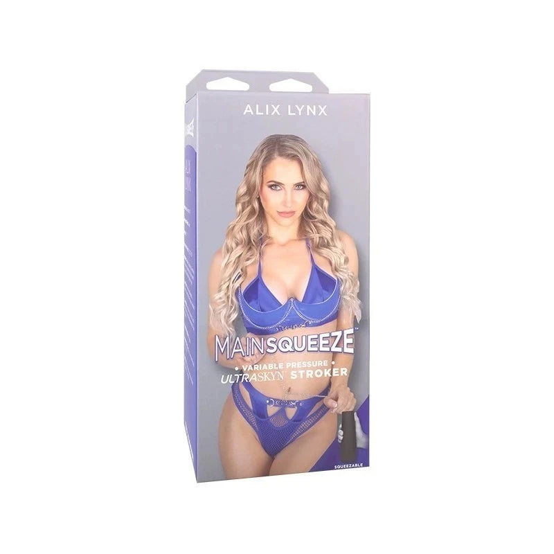 Main Squeeze Alix Lynx Realistic Pussy Stroker Vanilla Masturbators and Strokers